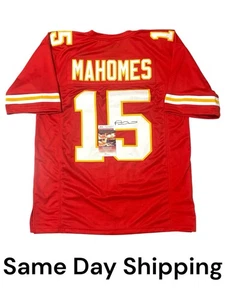 Patrick Mahomes Signed Autographed Kansas City Chiefs Jersey JSA Witness - Picture 1 of 4