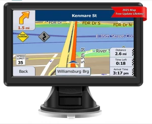 Car Sat Nav, 7 inch with Latest UK Maps 2025, Truck GPS Navigation System NEW - Picture 1 of 14