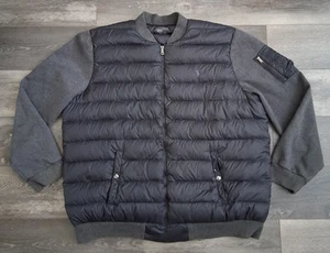 Polo Ralph Lauren Performance Hybrid Bomber Giacca Nero Grigio Uomo Taglia 2XL - Foto 1 di 11