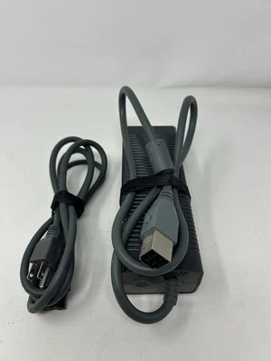 Xbox 360 Fat Power Supply AC Adapter Official Microsoft Brand DPSN-186CB A - Image 1 of 2