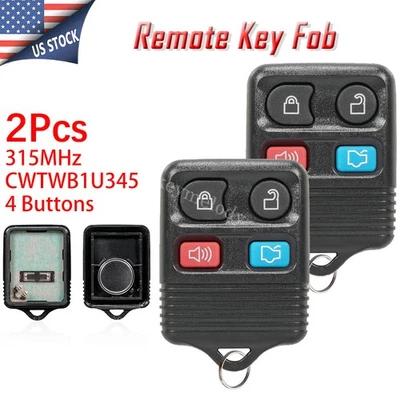 2 para 1998 1999 2000 2001 2002 2003 2004 Lincoln Town Car mando a distancia sin llave Foto 1 de 4