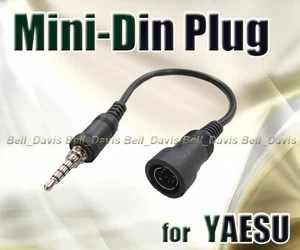 Mini enchufe DIN para radio Yaesu VX-170 VX-177 VX-6R VX-7R (44-Y7) - Imagen 1 de 1