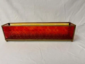Buntglas & Messing 3-seitige Box, Rechteck, mehrfarbig, maurisches Design - Bild 1 von 8