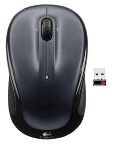 Logitech Wireless Mouse M325 Dark Silver Mini 910-002136 - Picture 1 of 3