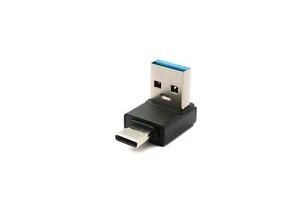 SYSTEM-S USB 3.0 Adapter Type a Plug To 3.1 C Plug Unidirectional Angle - Afbeelding 1 van 4
