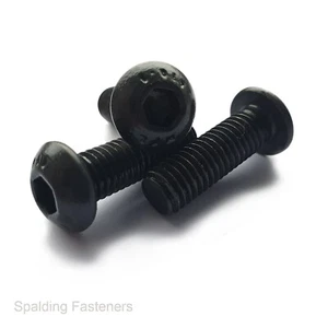 10.9 GRADE HIGH TENSILE METRIC SOCKET BUTTON ALLEN SCREWS  SELF COLOUR M3 -M16 - Picture 1 of 1