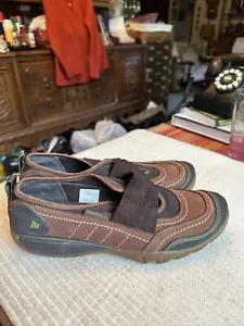 Merrell Damen braune Qform Komfort Leder Freizeit Slipper Wanderschuhe Größe 9 - Bild 1 von 15