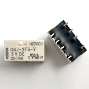 10Pcs G6J-2FS-Y 5VDC Signal Relay 8Pin NEW - Imagen 1 de 1