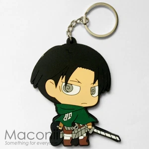 Levi Ackerman Keyring - Attack On Titan Rivai Survey Corps Key Phone Charm Strap - Bild 1 von 1