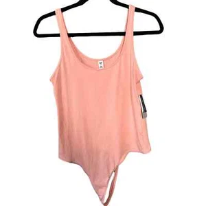 BP. Coral Thong New Sleeveless Scoop Neck Bodysuit Womens Medium - Picture 1 of 7