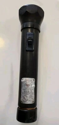 Linterna de Colección Ray-O-Vac Permisible 10" Clase 1 Grupo D BM-32 ¡Funciona! Cen de cobre Foto 1 de 4