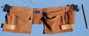 Leather Tool Belt Youth/Ladies/Young Man Adjustable Web Belt Great Condition - Picture 1 of 6