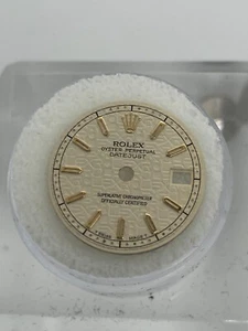 Genuine Rolex Datejust 26mm anniversary Cream dial W/ Gold Markers 69173 79173 - Picture 1 of 2