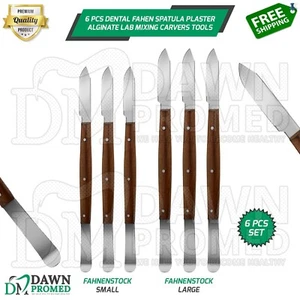 Juego de 6 piezas de espátula dental Fahenstock yeso alginato laboratorio mezclador porcelana tallador - Imagen 1 de 7