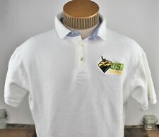 Vtg 90's USF South Florida Bulls Football Embroidered Polo Shirt Sz. L        
