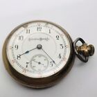 COLUMBUS WATCH CO. OHIO ANTIQUE GOLD FILLED POCKET WATCH EARLY NOT RUNNING