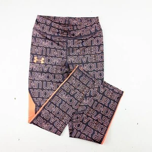 Under Armour Girls Logo Leggings - Picture 1 of 5