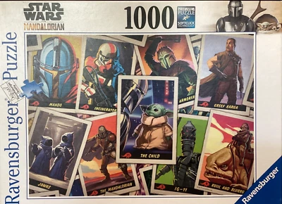 Ravensburger 1000pc Disney: Star Wars Mandalorian 2022 jigsaw puzzle rare - Image 1 of 2