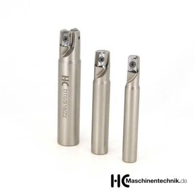 HC-MASCHINENTECHNIK Schaftfräser Wendeschneidplatten Wendeplattenfräser (APGT1135) D10 D12 D16 D20