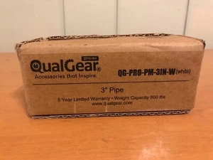 QualGear QG-PRO-PM-3IN-W Pro-AV 1.5" Npt Threaded Pipe, 3" Pipe - Picture 1 of 7