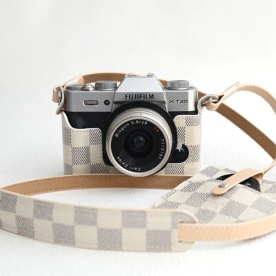 Real Leather Camera Bag Protect Case For Fuji X100VI X-T5 XT30 XT30II XT20 XT50 - Image 1 of 4