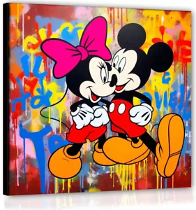 Mickey Mouse, Millie's admirer art Pop imagen moderna graffiti arte actual talla 79 - Imagen 1 de 4