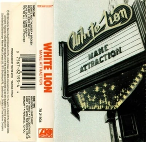 White Lion ‎– 1991"Mane Attraction"  (Cassette Atlantic	821934 Canada) - Picture 1 of 5