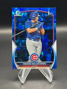 2023 1st Bowman Chrome Sapphire Moises Ballesteros BCP-11 Chicago Cubs 250148 - Picture 1 of 2