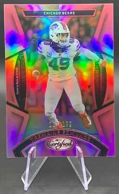 2023 Tremaine Edmunds /199 Panini Certified Football Pink #58 | Chicago Bears - Image 1 of 2