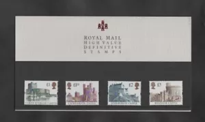 Stamps. Great Britain. High Value Definitive. Presentation Pack #27. Castles - Picture 1 of 1