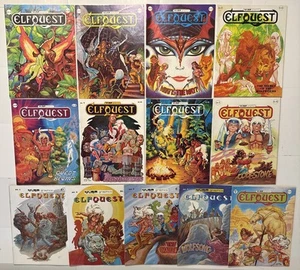 Raro conjunto de gráficos de deformación vintage ELFQUEST MAGAZINE #1-13 - Imagen 1 de 14