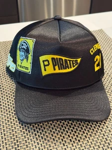 2025 Topps X Lids Pirates Cap Roberto Clemente Tripled Up Pro Pinch Satin /432 - Picture 1 of 1