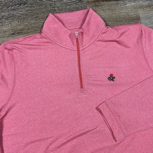 Maglione Onward Reserve XL 1/4 Zip Bianco Uomo Golf Manica Lunga Performance Rosa - Foto 1 di 6