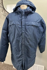 Vintage Gerry Down Jacket Men’s Blue Puffer USA 70s 80s Retro Ski Coat - Picture 1 of 9