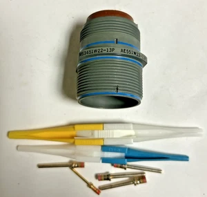 AERO Milspec 5 pin Connector MS3451W22-13P .  NSN 5935-01-238-8109, NOS. - Picture 1 of 4