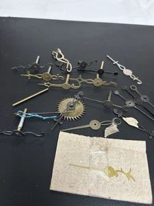 UHR TEILE - MENGE ANTIKER LONGFACE SENCOND ZEIGER - Bild 1 von 18