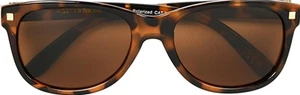 Foster Grant Sutton Polarized Sunglasses Women's Brown Tortoise Shell Sunglasses - Picture 1 of 5