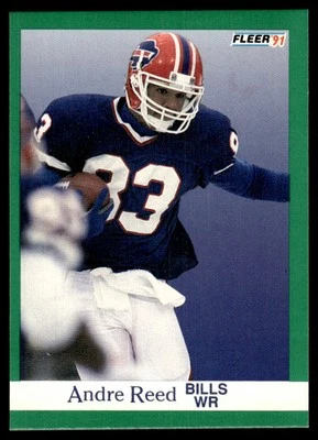 1991 Fleer Andre Reed Buffalo Bills #8 - Image 1 of 2