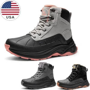 Women's Waterproof Hiking Boots Outdoor Trekking Camping Trail Lightweight Boots - Picture 1 of 36