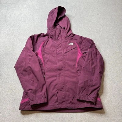 Chaqueta de Lluvia North Face Para Mujer Grande Púrpura Dryvent Parka con Capucha Cremallera Completa Exterior Foto 1 de 4