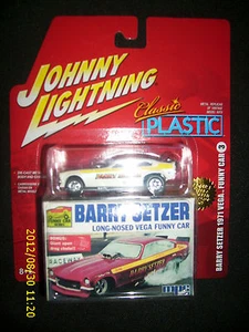 JOHNNY White LIGHTNING CLASSIC PLASTIC METAL 1971 VEGA FUNNY CAR BARRY SETZER - Picture 1 of 2