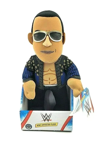 Bleacher Creature WWE Superstar The Rock Dwayne Johnson 10" Plush Figure Cover