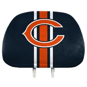 Chicago Bears NFL Printed Headrest Covers