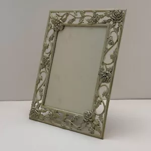 Vintage Floral Design Photo Frame for 5x7 Inch Picture Elegant Tabletop Display - Picture 1 of 10