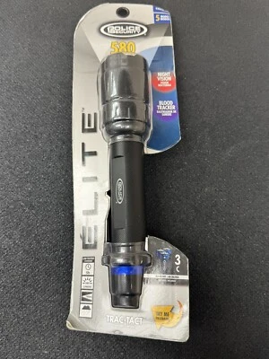 Police Security Trac-Tact 3C Bright CREE LED 580 Lumen Tactical Flashlight 99449 - Image 1 of 4