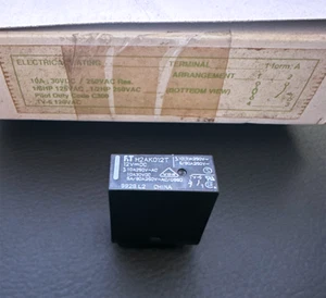 1X FTR-H2AK012T H2AK012T Fujitsu 1 Pole Power Relay 12V DC SPST-NO 10A TV-5 - Picture 1 of 8