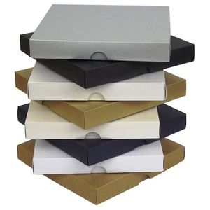 Cajas de tarjetas de felicitación perladas de 6""x6"", regalo, boda. Elige color y cantidad - Imagen 1 de 6