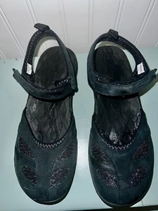 Merrell Form 2 Sandals Women's 7 Black Slingback Hook & Loop Sport Shoes - Foto 1 di 7