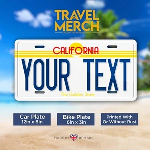 California Retro Personalised License Plate - Americana, US Highway - Picture 1 of 2