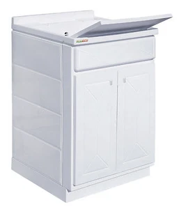 MOBILE LAVATOIO IN RESINA PILOZZA LAVAPANNI PVC LAVANDERIA LAVELLO CM 60 x 50 - Foto 1 di 4